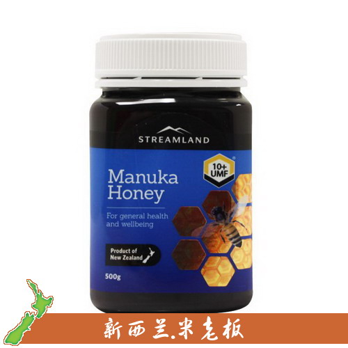 新西兰直邮 Streamland新溪岛Manuka Honey活性麦卢卡蜂蜜10+500g