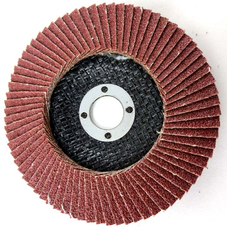 百叶轮100型抛光砂纸加厚轮百叶片砂轮片煅烧布料磨光片耐用
