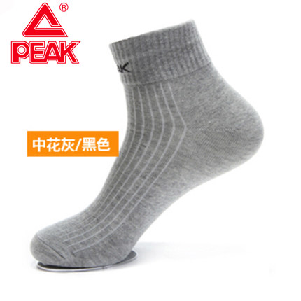 匹克男袜 正品休闲舒适吸湿棉袜保暖中长筒运动中帮男士袜子