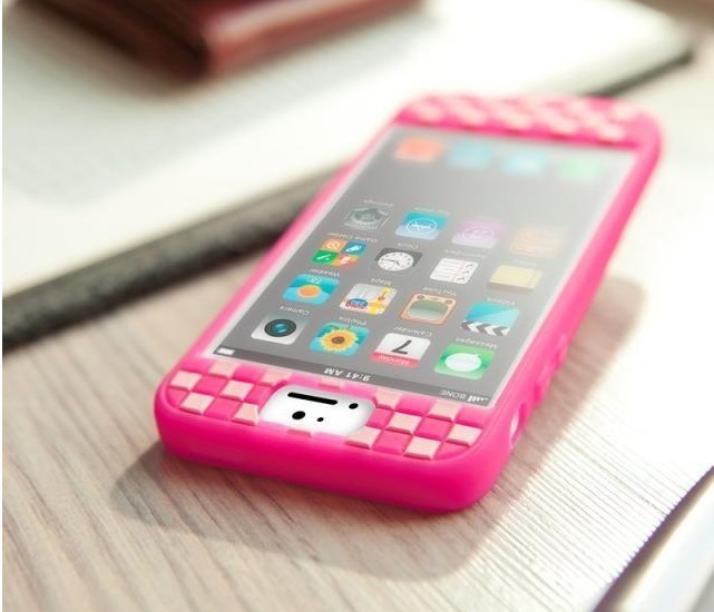 台湾Bone 苹果 iPhone5 手机保护套/保护壳 Cube格子系列