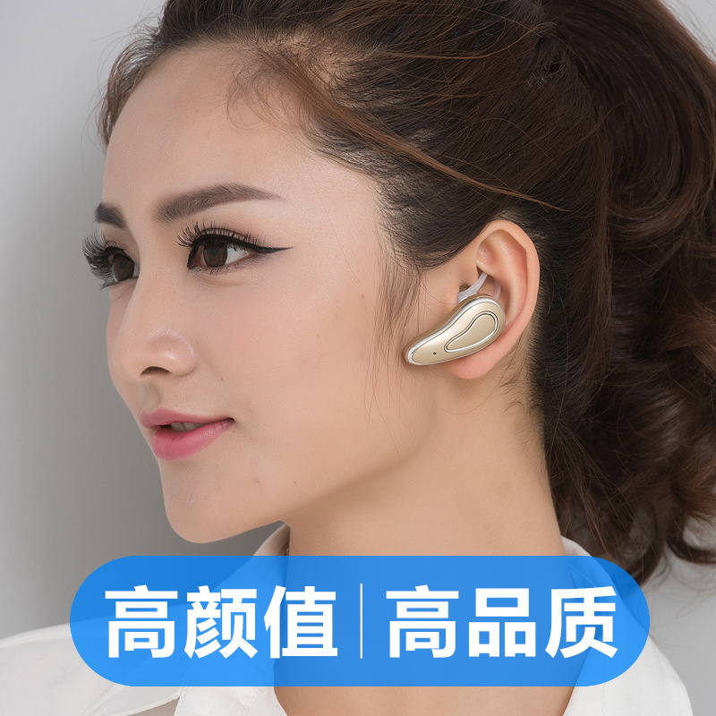 语音声控D9迷你双耳通用耳挂式1拖2立体声无线蓝牙耳机新品上市