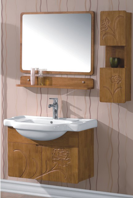 五一特价促销橡木组合浴室柜洗手台洗脸盆卫浴柜梳洗柜0.8米8123