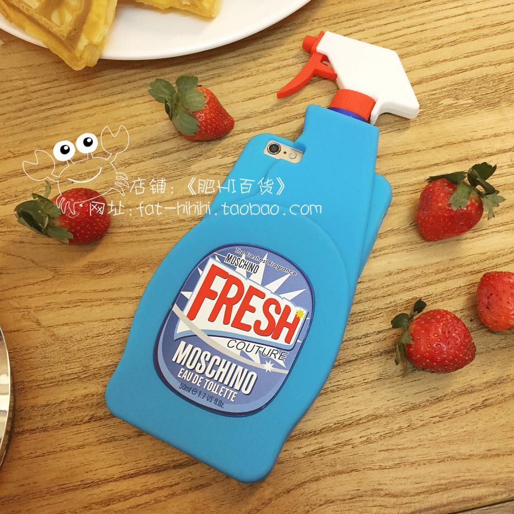 包邮 韩国创意欧美大潮牌恶搞清洁剂手机壳iphone6s plus硅胶立体