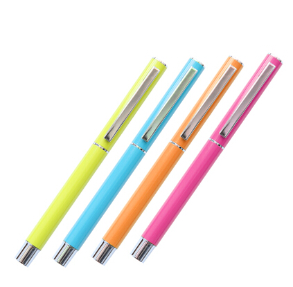 得力S80/S81中性笔 高端签字笔 金属壳签字笔商务碳素笔