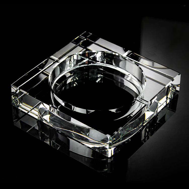 水晶烟灰缸 时尚创意个性礼品 大号定制精品欧式烟缸 实用