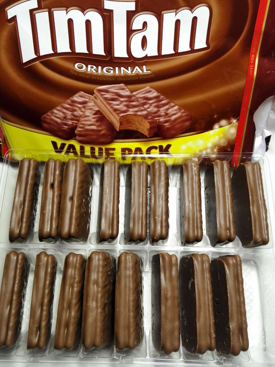 澳洲代购直邮Tim Tam timtam巧克力夹心饼干进口330克包邮