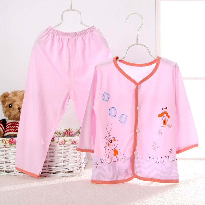 新生儿衣服0-3个月纯棉夏薄婴儿开衫空调服内衣套装初生宝宝睡衣