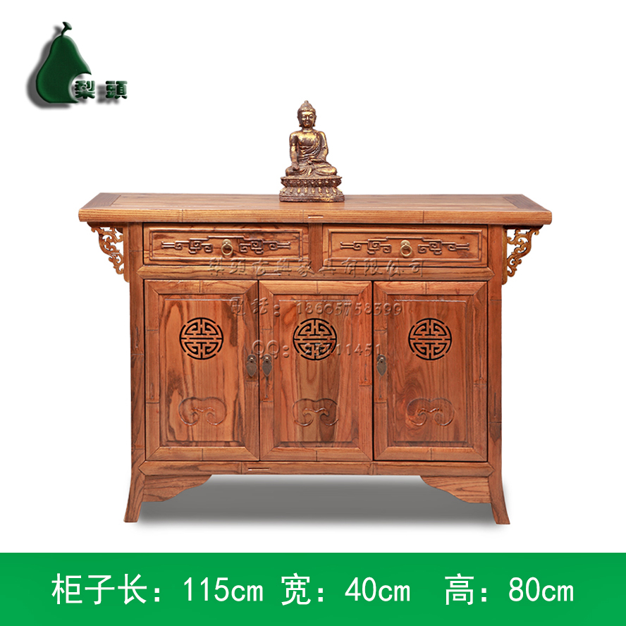 中式佛龛佛柜菩萨佛龛柜佛堂神台木质雕花立柜带门实木佛龛供桌