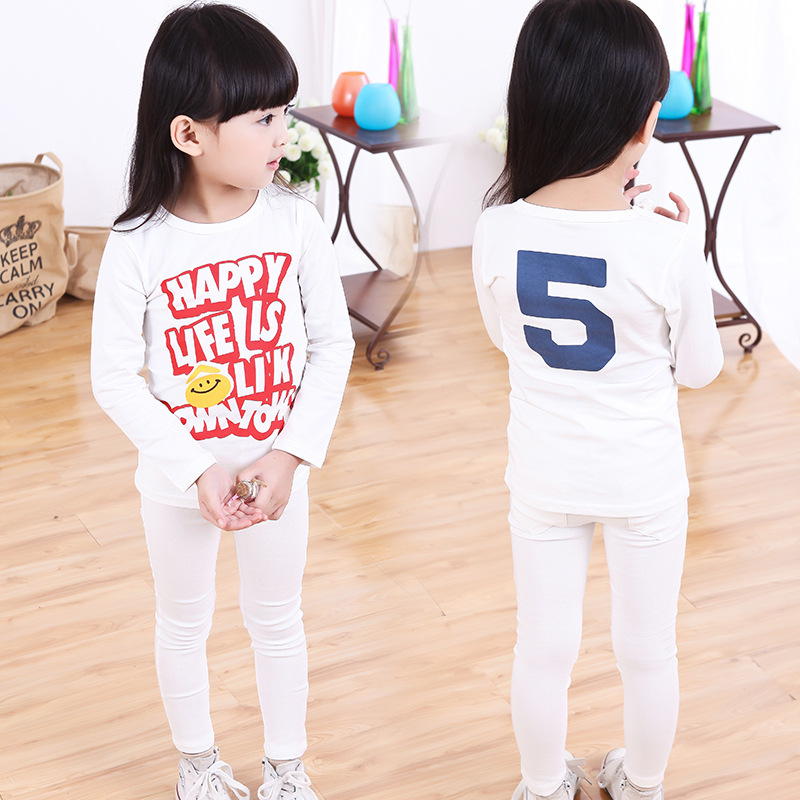 2015秋款男女童韩版可爱卡通印花长袖T恤 SY336