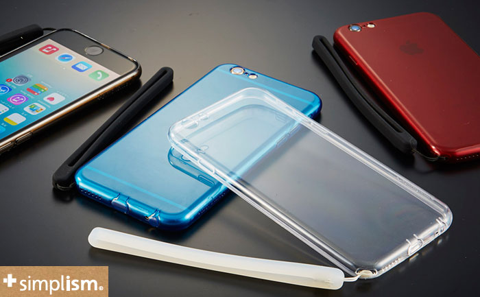 日本代购~正品Simplism超薄全面保护透明iPhone6s/6手机保护套