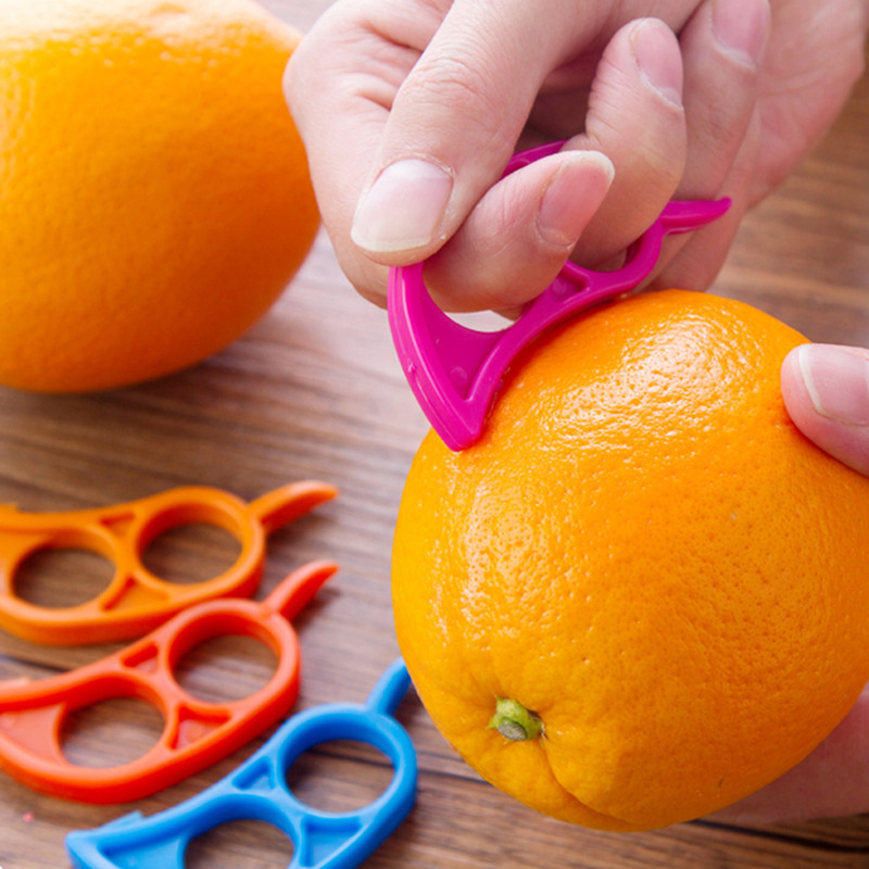【10个装】小老鼠开橙器 橙子去皮器 剥橙器 创意厨房用品