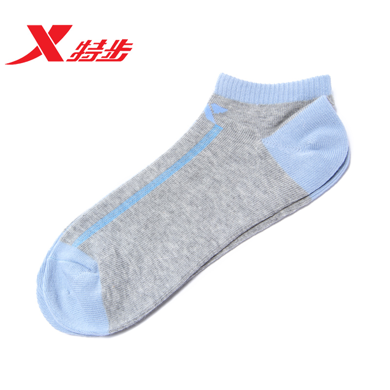 xtep/特步冬季女袜子运动袜 防臭吸汗袜子弹力袜短袜船袜