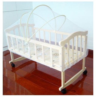 可变书桌婴儿床 实木环保无漆 BB床 多功能童床 小摇篮摇床