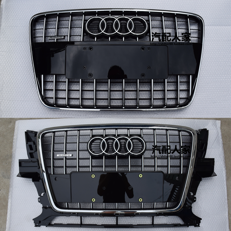 Audi奥迪Q3 Q5 Q7原装款中网  前中网格栅/散热器格栅 钢琴黑