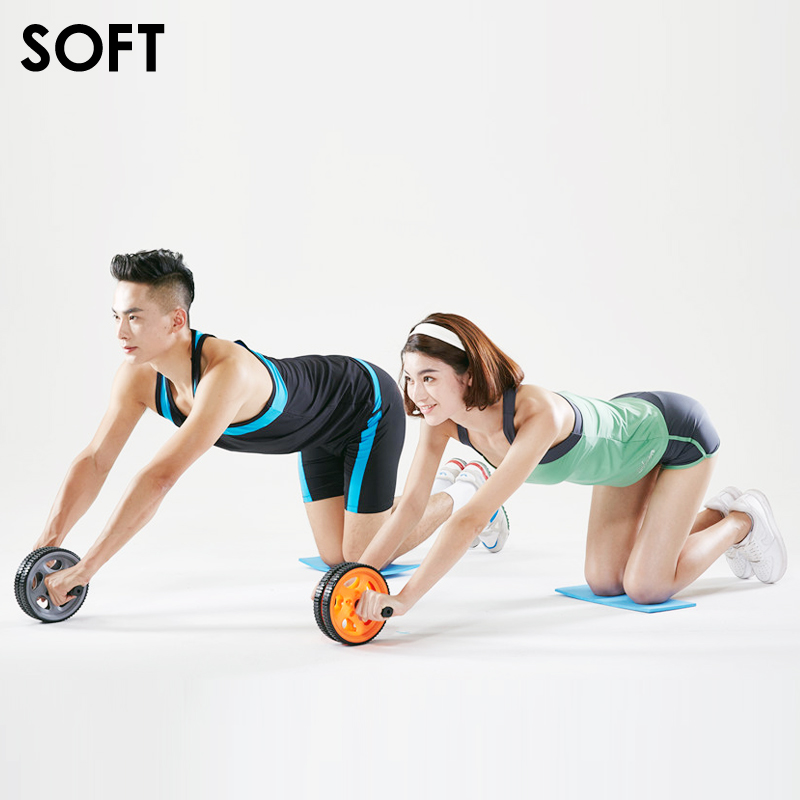 天鹅(SOFT)健腹轮腹肌轮巨轮滚轮收腹健身轮健身器材成人男女儿童