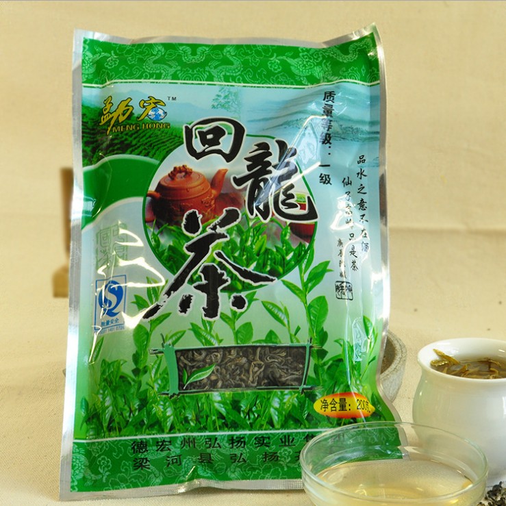 云南绿茶 一级回龙茶生态茶叶200克 清香耐泡回味甘甜 梁河茶叶