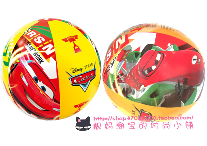 【正品】美国INTEX-58053麦昆/58058飞机儿童充气玩具球沙滩球