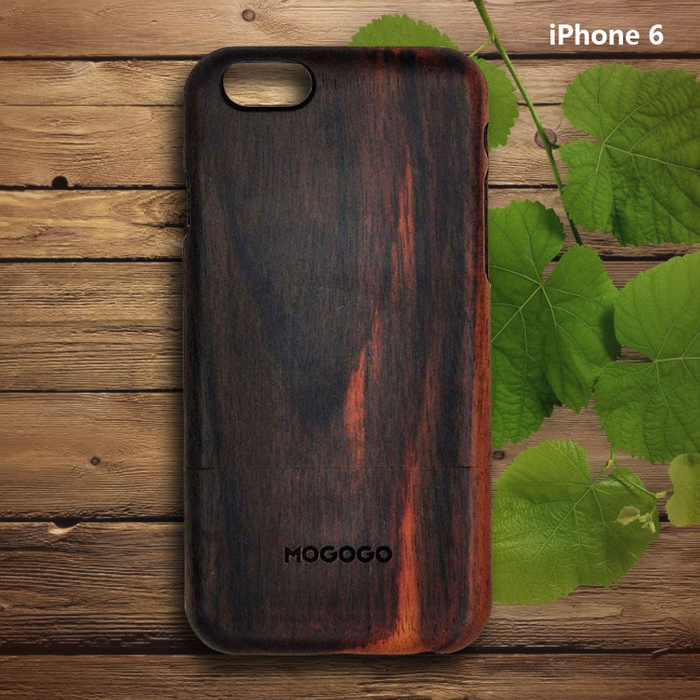 MOGOGO 时尚木制iPhone6/iPhone6 plus手机壳手机保护套-紫檀木