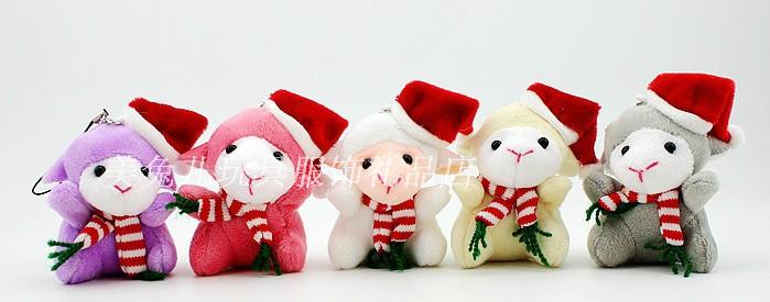 可爱羊毛绒挂件羊年吉祥物公仔娃娃多款搞活动 圣诞节小礼品批发