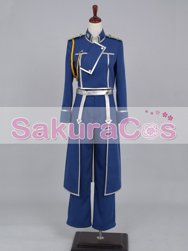SakuraCos－钢之炼金术师/钢炼 罗伊 大中少佐 军服 cosplay服装
