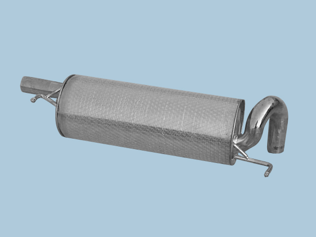 大众帕萨特B5排气管后段 后节不锈钢消声器 1.8消音器加厚