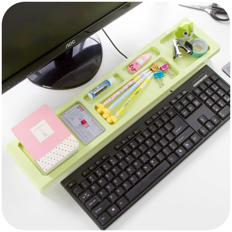 炫彩桌面整理架 创意电脑键盘省空间置物架 多功能办公收纳架400g