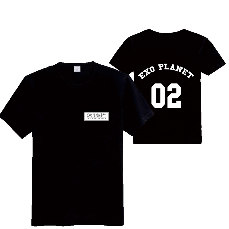 exo 二巡演唱会张艺兴同款短袖T恤衫官方周边应援服 XTXU008