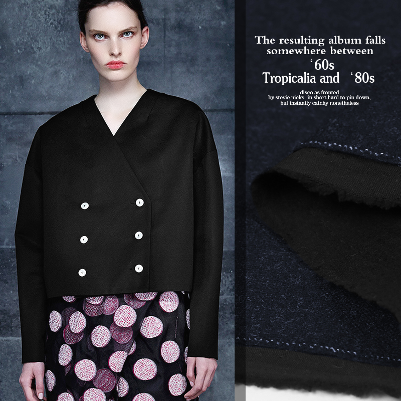 黑蓝双骄2015年进口羊毛面料复合加厚西装布料套装西裤服装