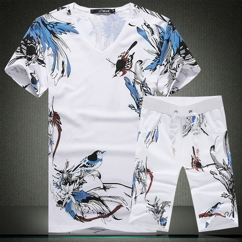 2015夏装新款套装男士短袖T恤DSA115-TZ18 P85(M-5XL)