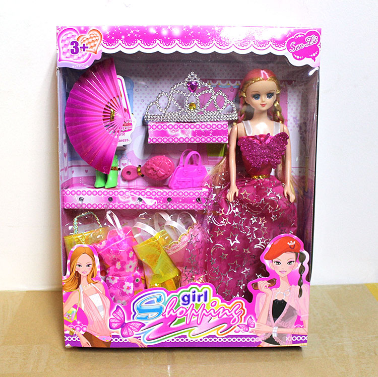 芭比娃娃甜甜屋大套装礼盒梦幻衣橱Barbie芭芘公主女孩玩具