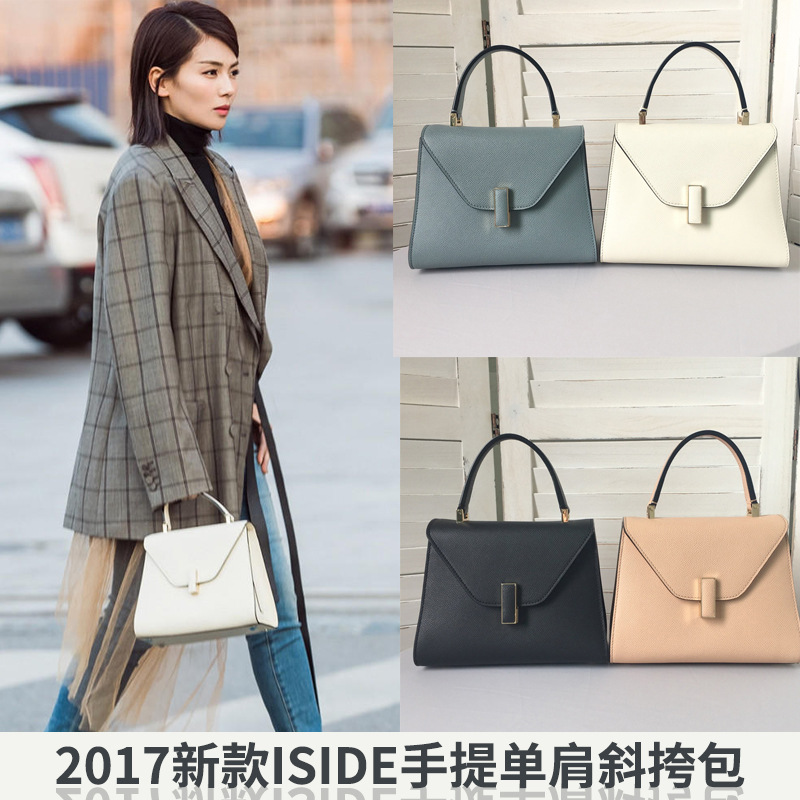 刘涛同款包明星同款包包2017新款手提包真皮女包凯莉包