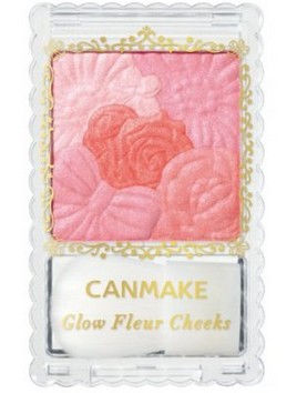 海黄小仙日本代购 CANMAKE 高光彩绚丽五色花瓣腮红 可改邮费