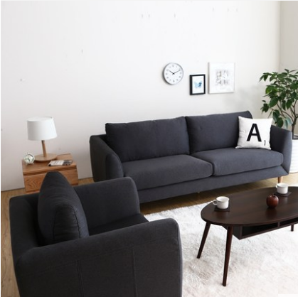 经典现代简约布艺沙发北欧小户型沙发组合客厅单双三人沙发