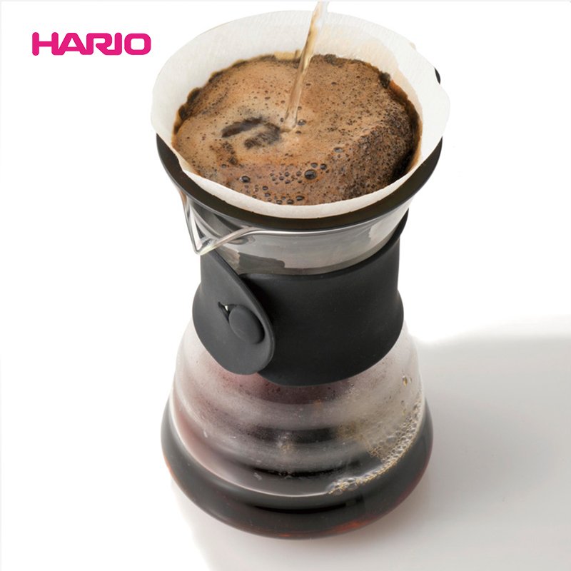 HARIO日本原装进口咖啡壶 V60玻璃咖啡壶手冲咖啡一体壶VDD-02B