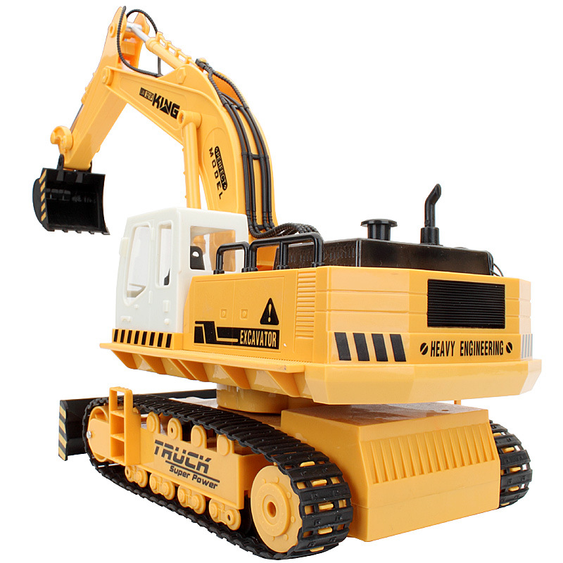 汇纳310 十一通道全功能遥控挖掘机 儿童玩具遥控车