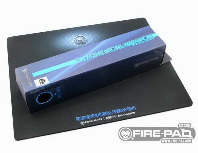 【博客正品】FIRE-PAD地狱火 生化武器大号 操控盒装游戏鼠标垫