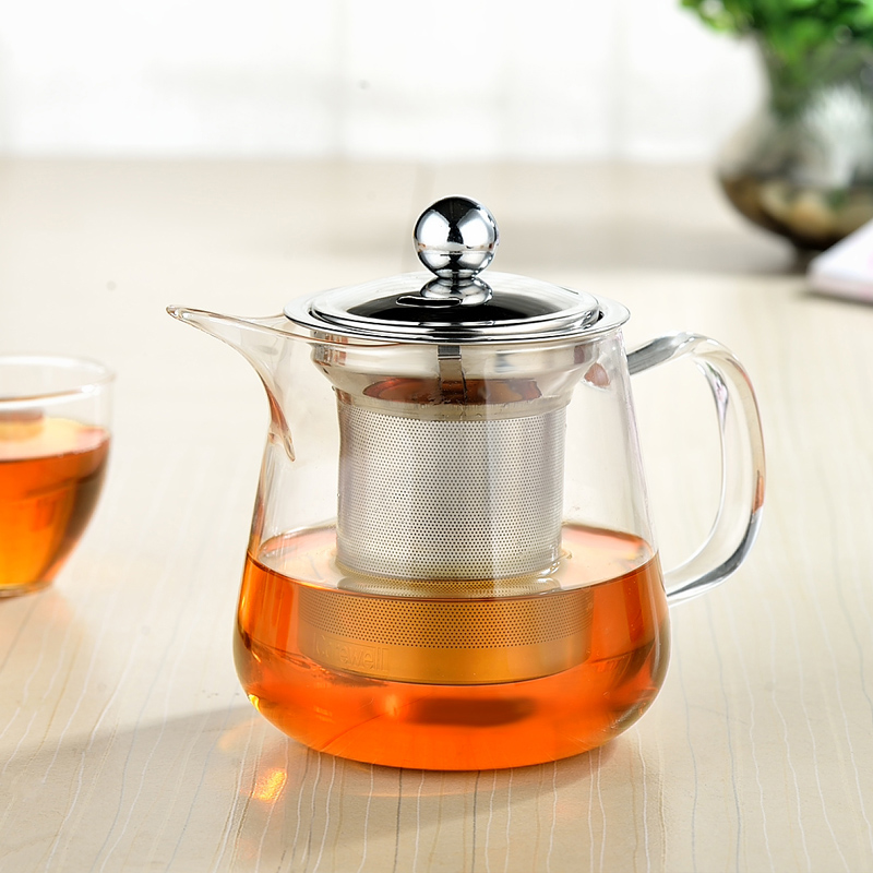 透明玻璃茶壶耐高温泡茶壶玻璃泡茶器过滤加厚玻璃耐热玻璃泡茶壶