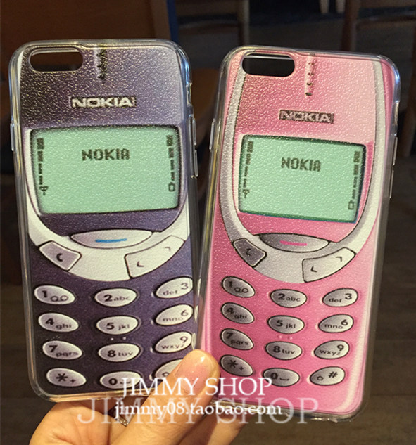 个性搞笑Nokia诺基亚壳 iPhone6/6plus手机皮纹壳苹果全包磨砂壳