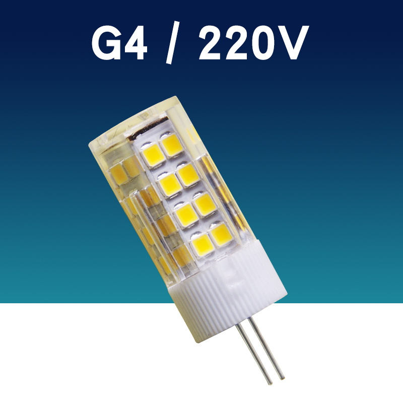 G4 led灯珠220V插脚小灯泡高压过道水晶灯玉米灯泡高亮插泡光源