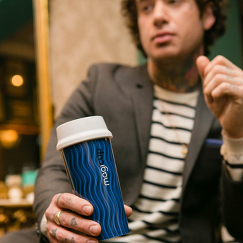 英国Magicup进口智能防泼洒咖啡杯 随身便携杯水杯 创意防漏杯子