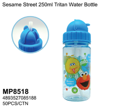 芝麻街elmo正品进口儿童可爱学生水杯便携儿童户外水壶塑料水杯子