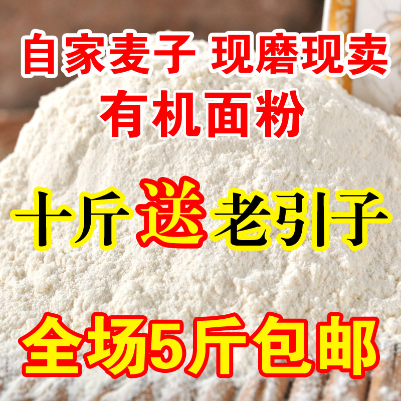农家馒头面粉山东小麦面粉自种自磨新饺子面粉做包子白面粉250克