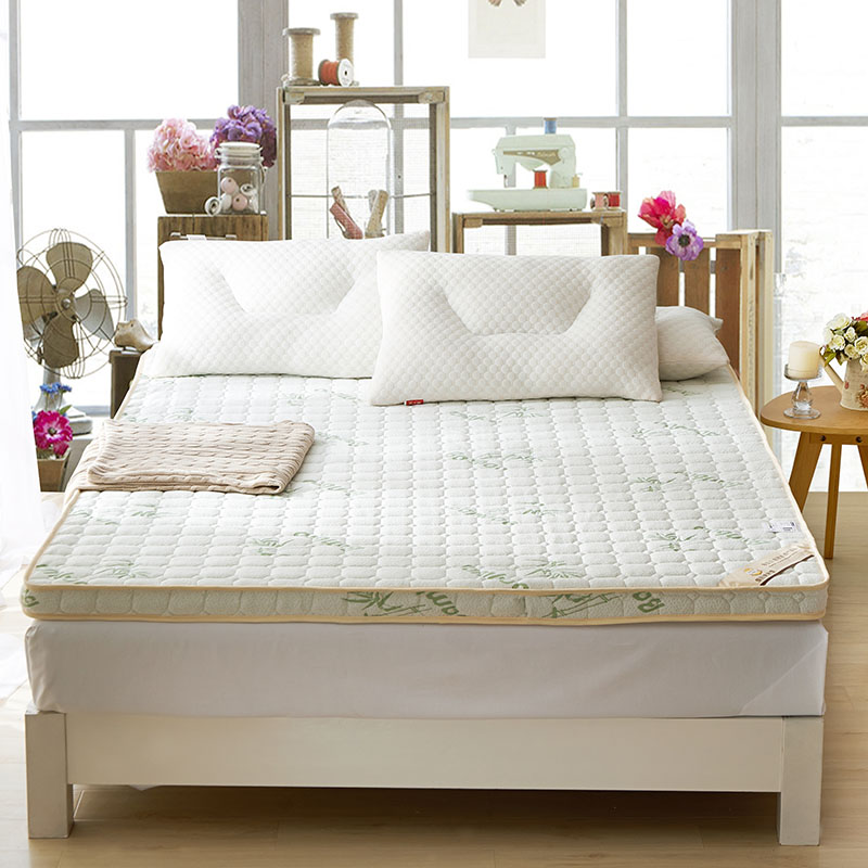 竹纤维慢回弹加厚薄床垫床褥防滑床护垫榻榻米单双人床适用可定制