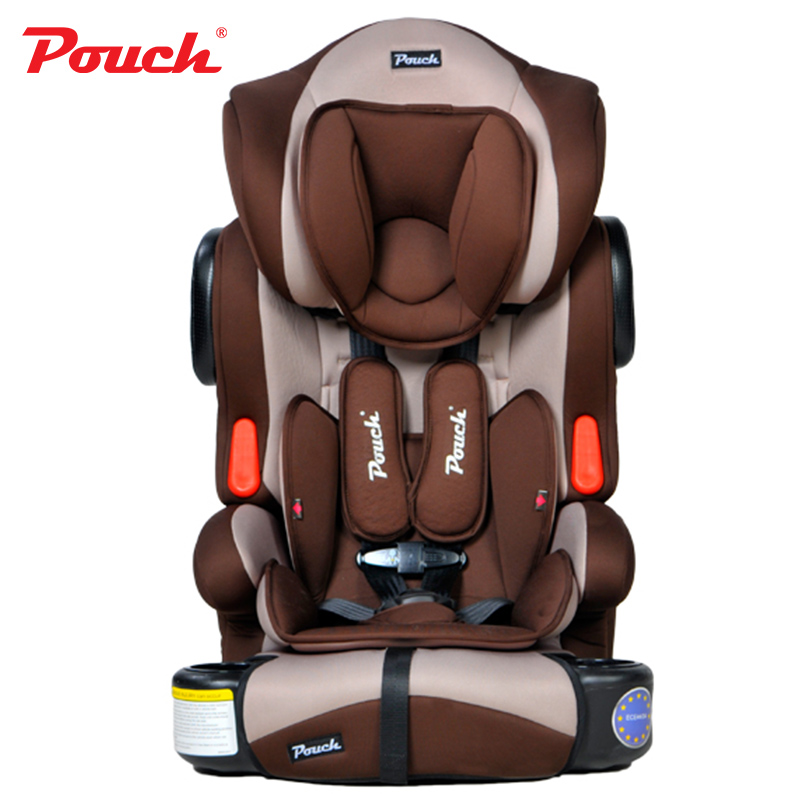 pouch汽车儿童安全座椅宝宝安全座椅婴儿车载座椅 9个月-12岁Q16