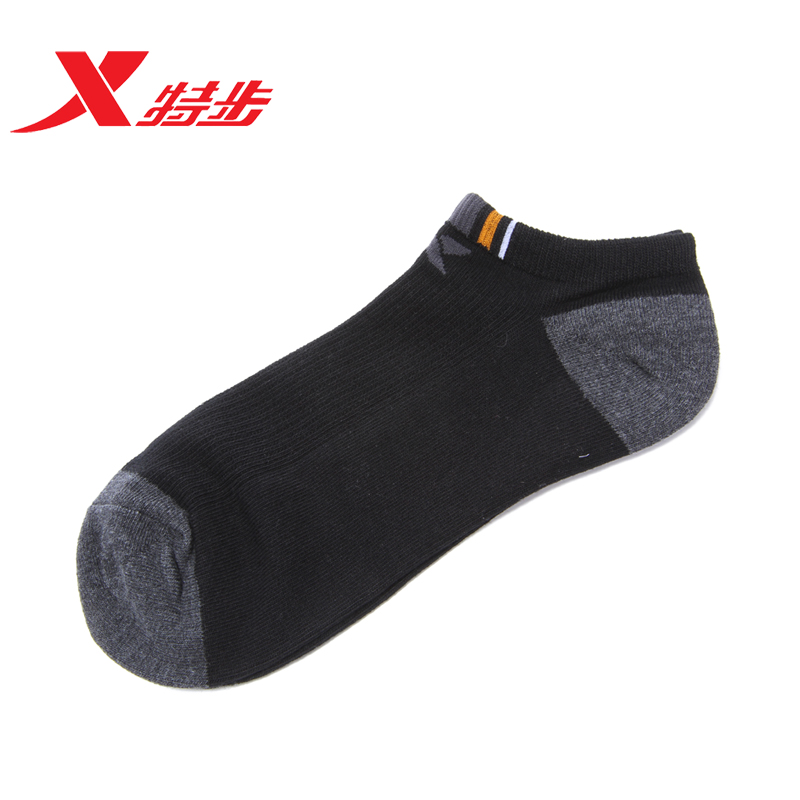 xtep/特步秋冬男袜子运动袜 新款防臭吸汗弹力袜短袜