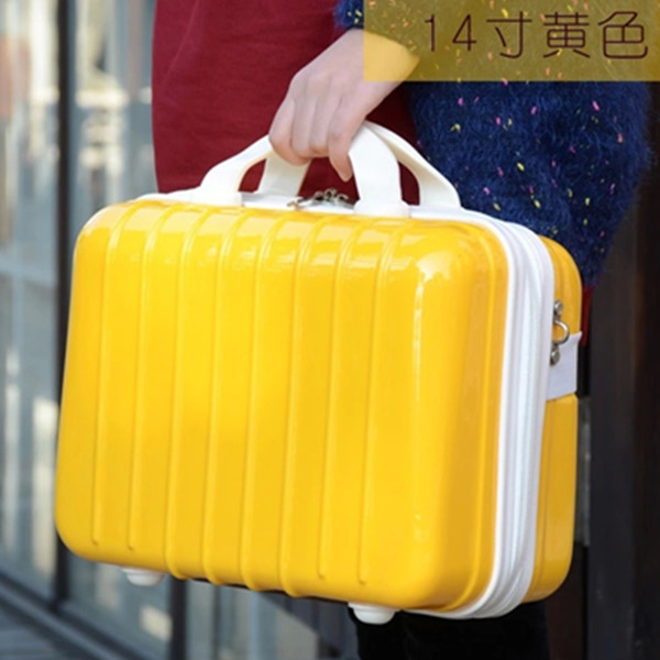 可爱韩版小旅行箱迷你手提箱 女化妆包箱包14寸小箱子拉杆行李箱