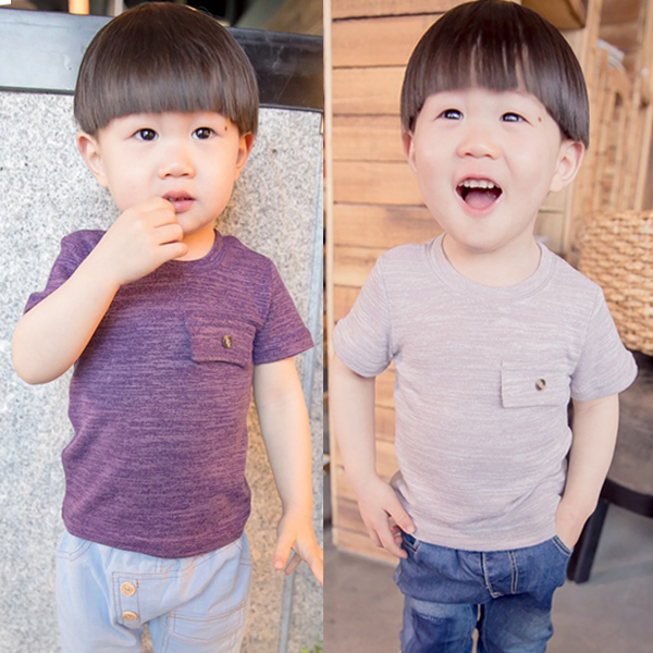 男童夏装短袖t恤宝宝韩版半袖纯棉新款1-2-3-4周岁半小孩子上衣潮