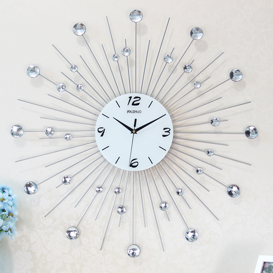 迈卓时尚创意钟表客厅挂钟装饰个性静音石英钟现代艺术时钟大挂表