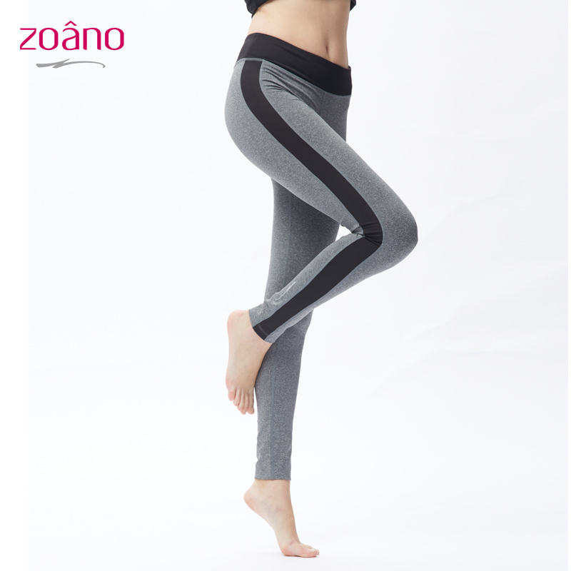 ZOANO 运动裤瑜伽长裤秋冬女高弹透气排汗跑步训练裤2014新款
