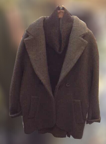 尘色2014冬款专柜正品毛呢大衣D4S0120 花呗支付西装领休闲大衣